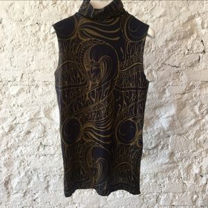 Dries van noten turtleneck sleeveless top iconic